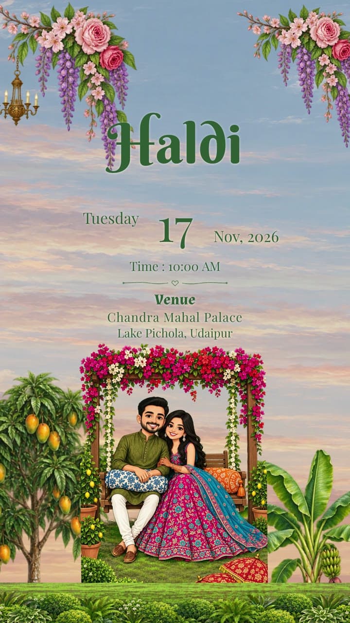 Chhatri Garden, each function tilts up to the sky and settles back into a garden of chhatris.