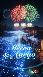 Pool Villa 3D invitation: finale