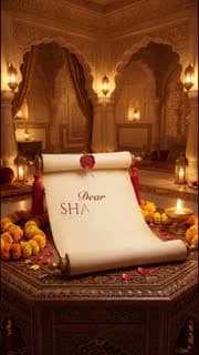 Royal Rajasthan 3D invitation: opening