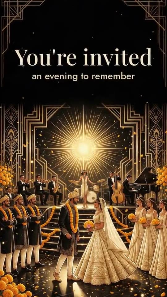 Swing Soirée — english wedding invitation music