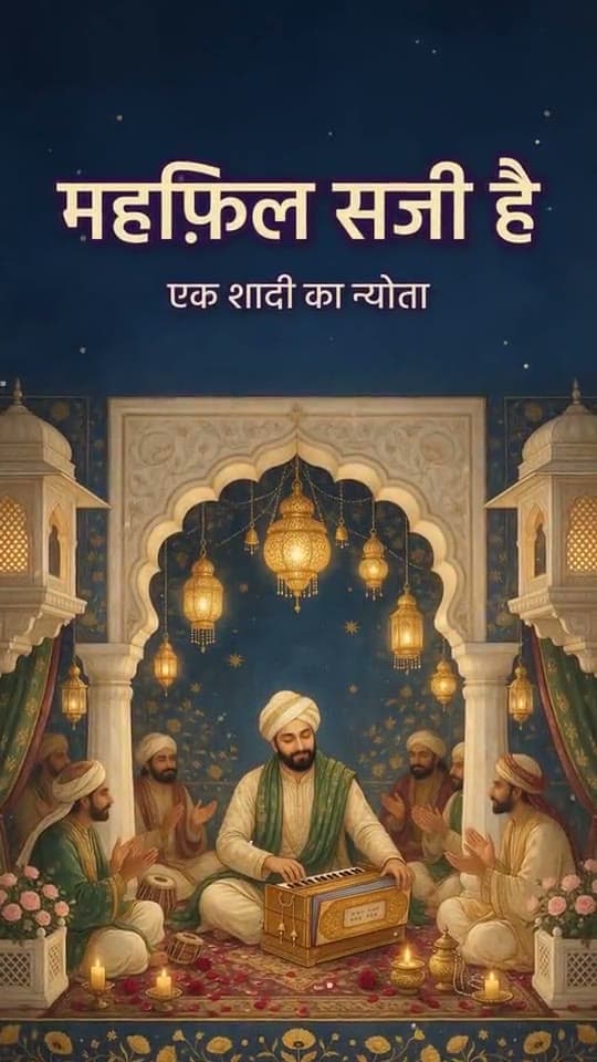 Mehfil — sufi wedding invitation song