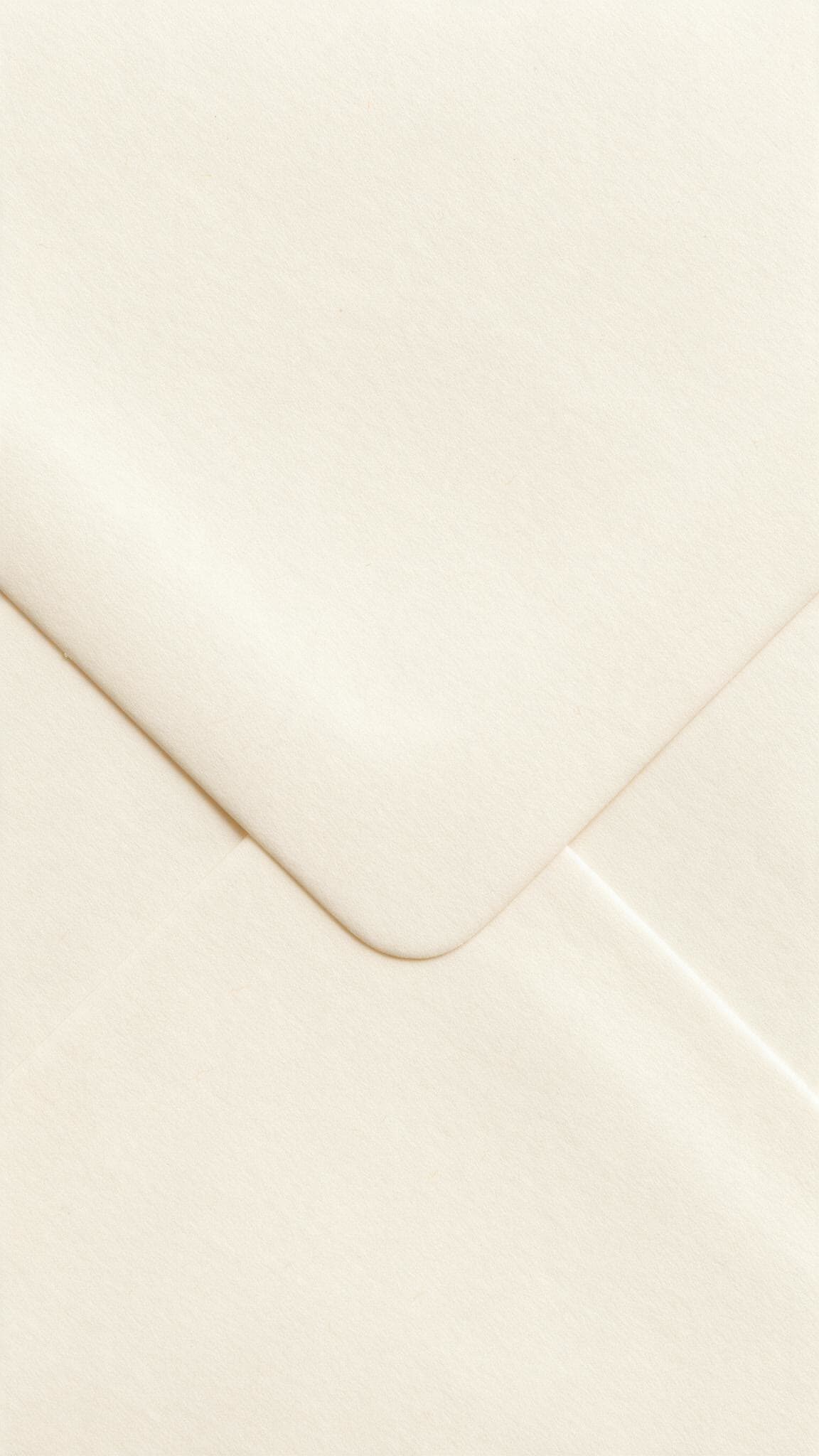 Le Jardin save the date envelope, before the garden curtains open